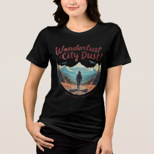 "Adventure Awaits   Explore the World Travel T-Shi Tri-Blend Shirt