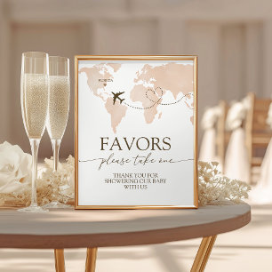 Adventure Awaits Favours Table Sign 8x10 Poster