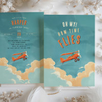 Adventure Awaits - Flying Airplane First Birthday
