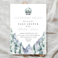 Adventure Awaits Forest Baby Shower