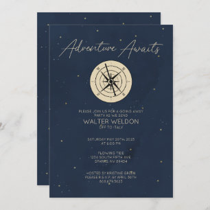 Adventure Awaits Going Away Party Invitation