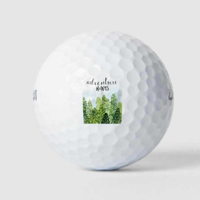 Adventure Awaits Golf Balls (Front)