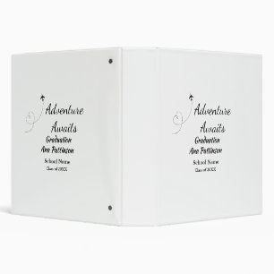 Adventure awaits graduation add name school year binder