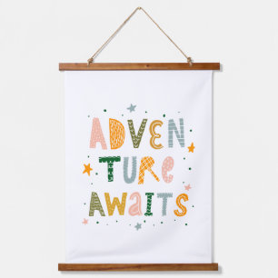 Adventure Awaits Hanging Tapestry