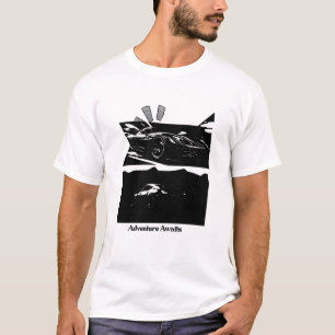 Adventure Awaits – High-Speed Sports Car Puzzle T-Shirt
