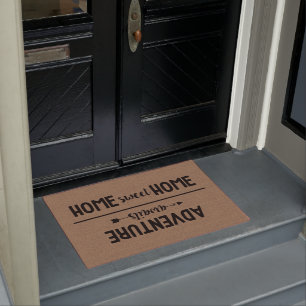 Adventure Awaits & Home Sweet Home Doormat