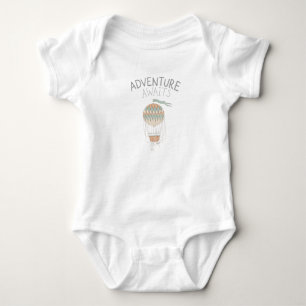 Adventure Awaits Hot Air Balloon Baby Bodysuit