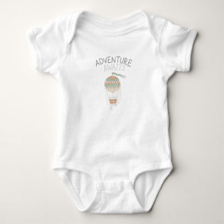 Adventure Awaits Hot Air Balloon Baby Bodysuit