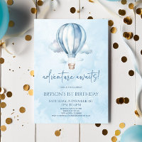 Adventure Awaits! Hot Air Balloon Birthday Party