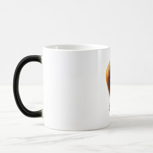 Adventure Awaits: Hot Air Balloon Journey Magic Mug (Left)