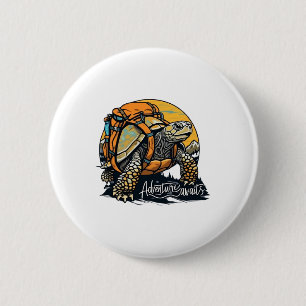 Adventure Awaits Is Hiking Adventures Is Outdoor A 2 Inch Round Button