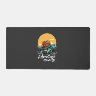 Adventure Awaits is Hiking Adventures is Outdoor A Desk Mat