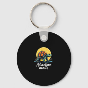 Adventure Awaits is Hiking Adventures is Outdoor A Keychain