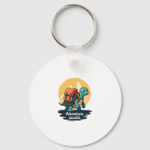 Adventure Awaits is Hiking Adventures is Outdoor A Keychain