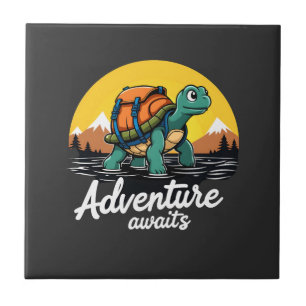 Adventure Awaits is Hiking Adventures is Outdoor A Tile