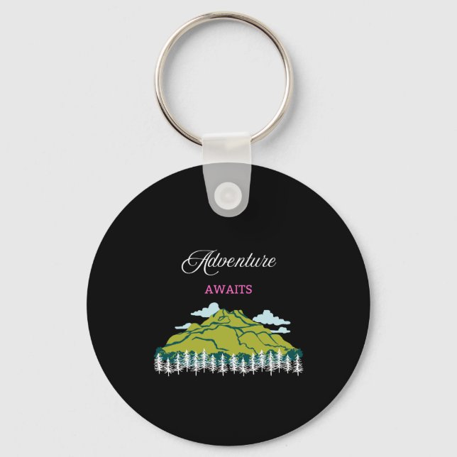 Adventure Awaits Keychain (Front)