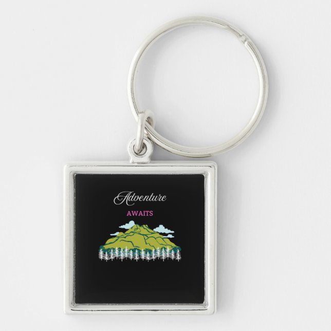 Adventure Awaits Keychain (Front)