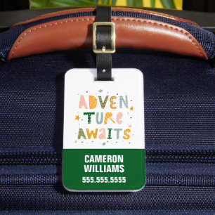 Adventure Awaits Luggage Tag