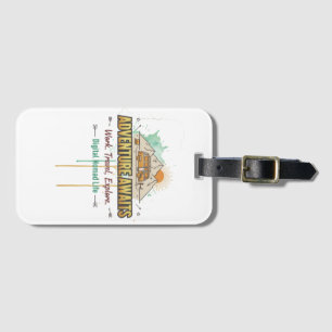 Adventure Awaits  Luggage Tag