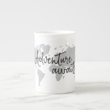 Adventure Awaits Map Mug