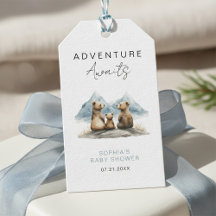 Adventure Awaits Mountain Bears Safari Baby Shower