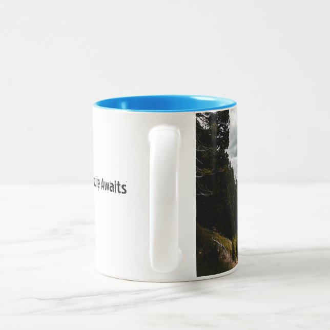 Adventure Awaits Mountain Coffee Mug | Majestic Na (Handle)