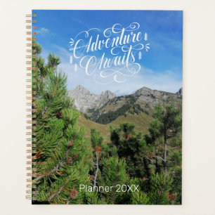 Adventure awaits mountain landscape planner