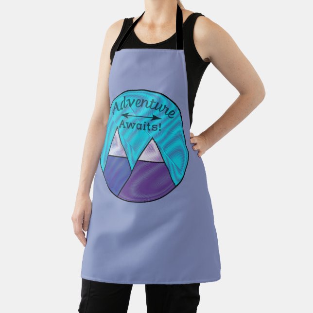 Adventure Awaits Mountain Peaks Apron (Insitu)