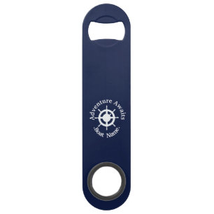 Adventure Awaits. Name Your Boat. Bar Key