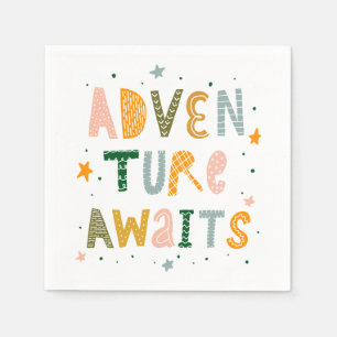 Adventure Awaits Napkin