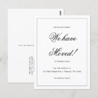 Adventure Awaits New Address Moving Announcement