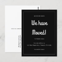 Adventure Awaits New Address Moving Announcement