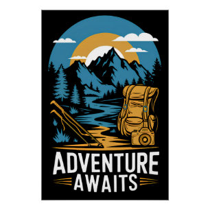 Adventure awaits poster