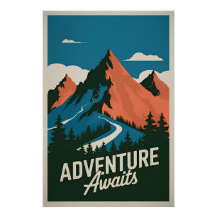 Adventure awaits poster