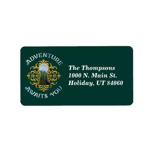 Adventure Awaits / Return Address Labels (Front)