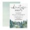 Adventure awaits rustic woodland bridal shower