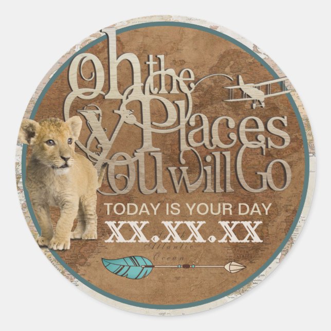 Adventure Awaits Stickers (Front)