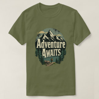 Adventure Awaits - T-shirt pour les amateurs d'ave