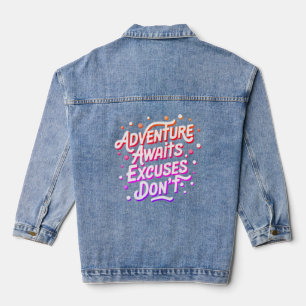 Adventure Awaits Tee Denim Jacket