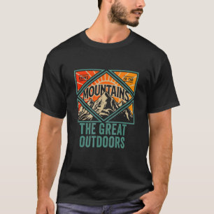 Adventure Awaits The Great Outdoors Nature Hiking T-Shirt