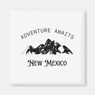 Adventure Awaits Vacation Travel New Mexico Magnet