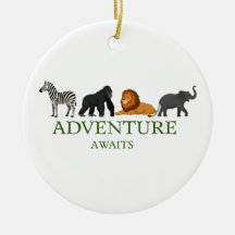 Adventure Awaits - Vintage Binoculars and Mountain