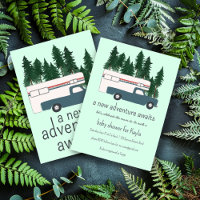 Adventure Awaits Vintage Truck Camper BABY SHOWER