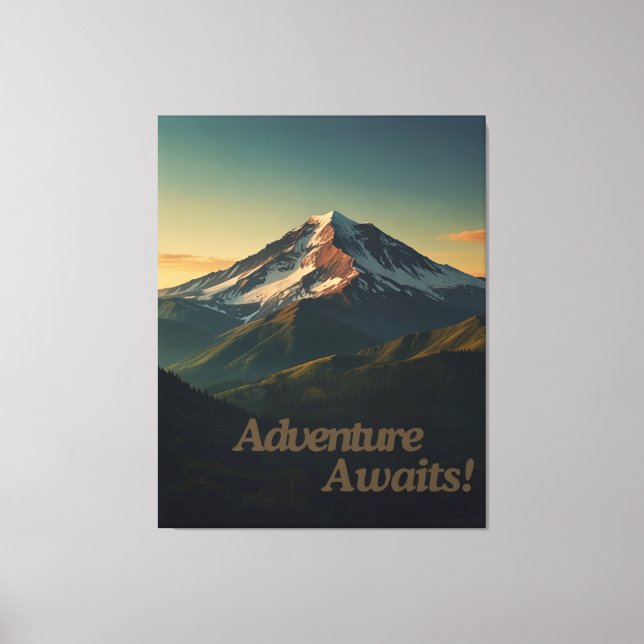 Adventure awaits wall art design (Front)