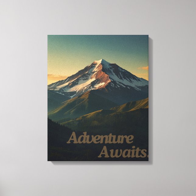 Adventure awaits wall art design (Front)