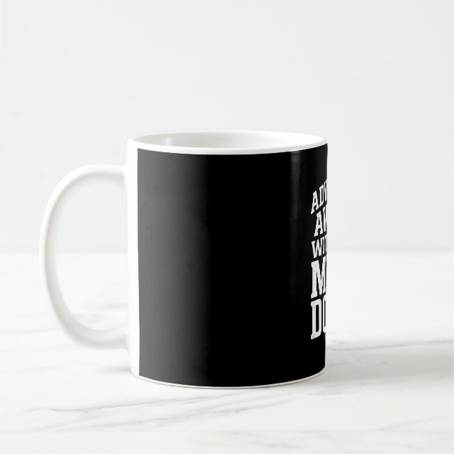 Adventure Awaits With My Dog Hiking Coffee Mug (Left)