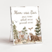Adventure Awaits Woodland Animals Mom Osa Bar
