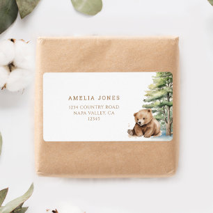 Adventure Awaits Woodland Bear Shipping Address