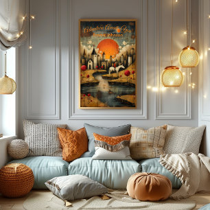 Adventure Awaits You, Inspirational Children's Pos Poster