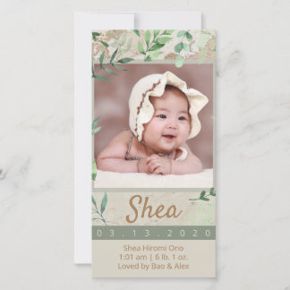 Adventure Baby Photo Announcement